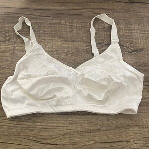 Women's White Satin Bra
